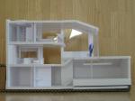 coupe sur cuisine et chambre
